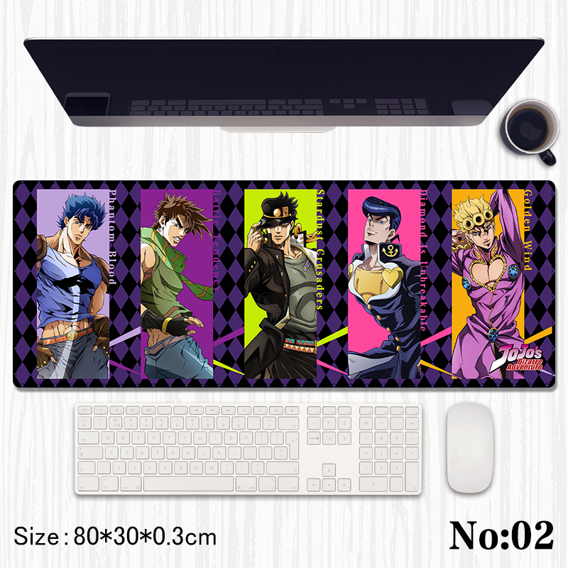 JoJos Bizarre Adventure anime Mouse pad 80*30*0.3cm