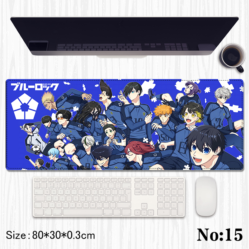 Blue Lock anime Mouse pad 80*30*0.3cm