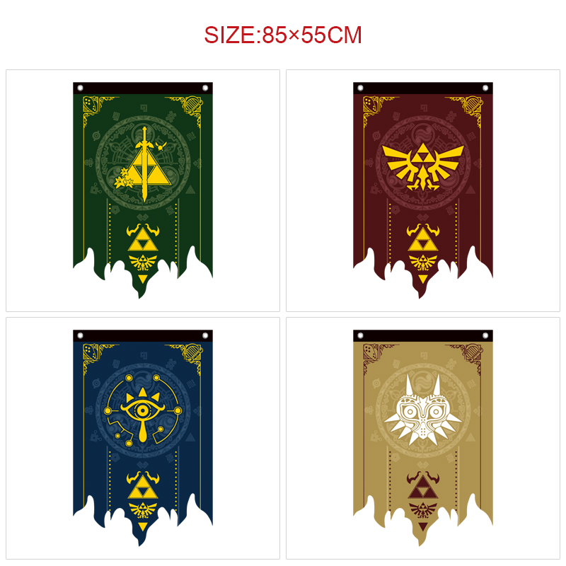 The Legend of Zelda anime flag 85*55cm