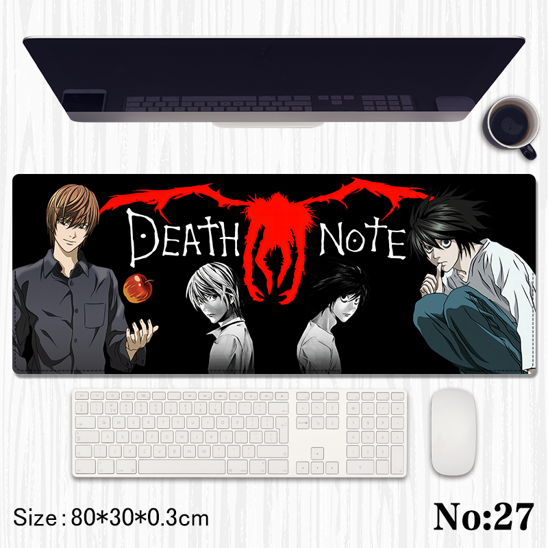 Death Note anime Mouse pad 80*30*0.3cm