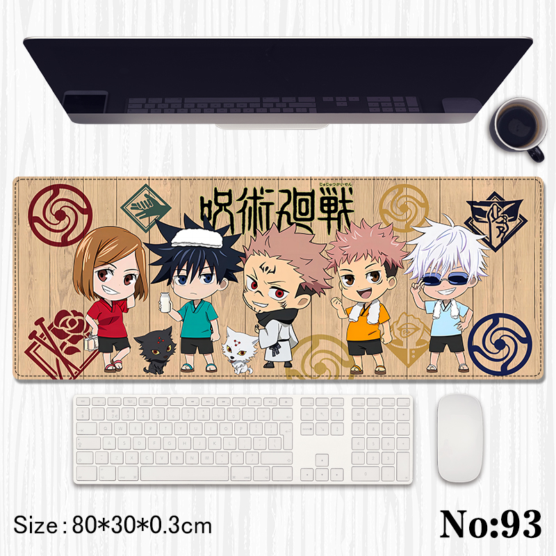 Jujutsu Kaisen anime Mouse pad 80*30*0.3cm