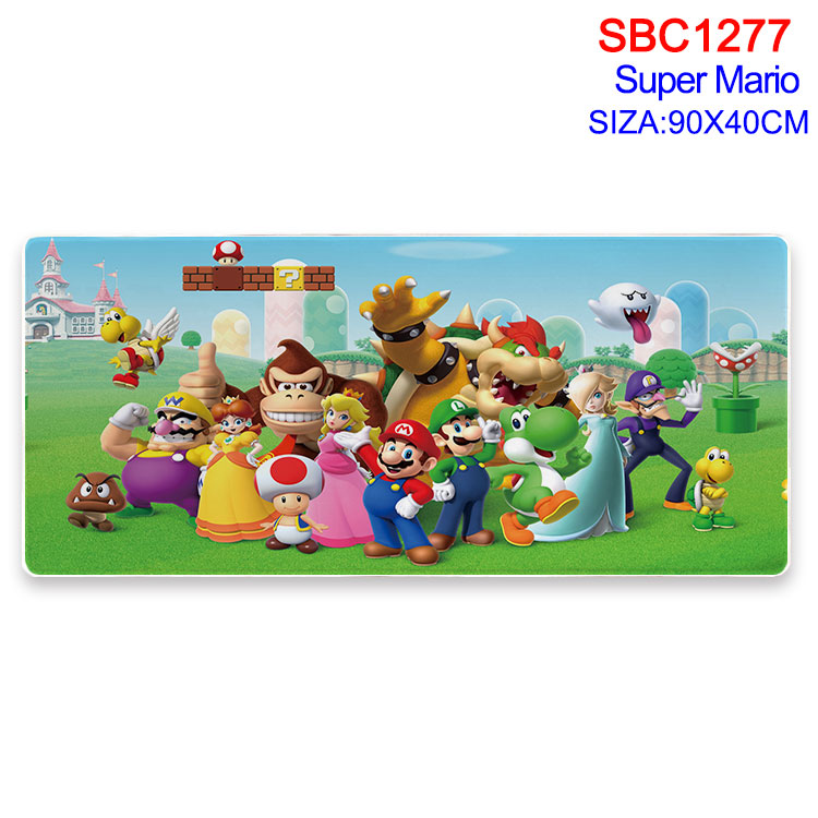 super Mario anime Mouse pad 90*40cm