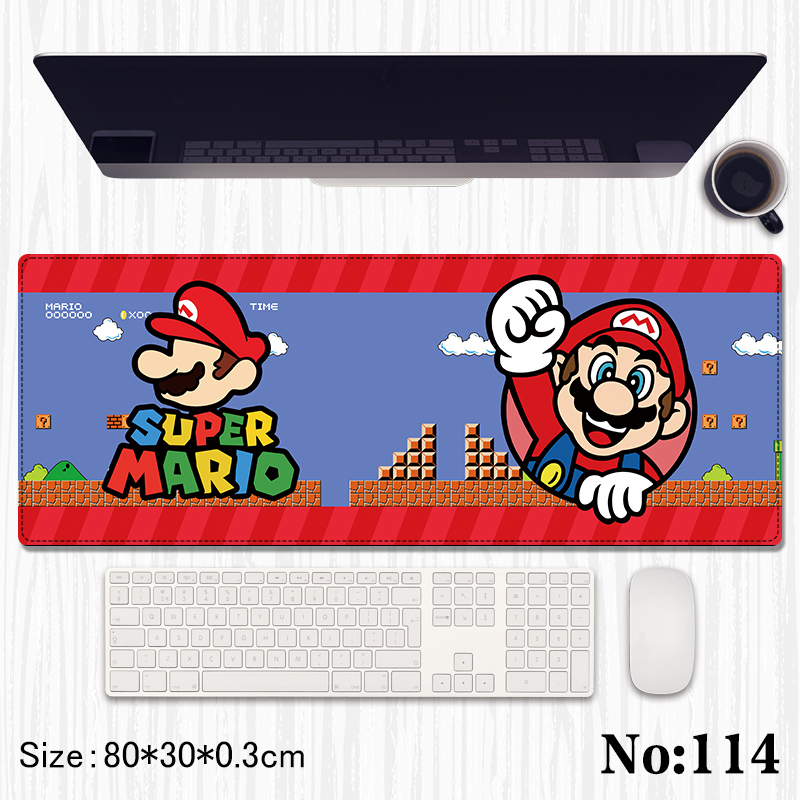 super Mario anime Mouse pad 80*30*0.3cm