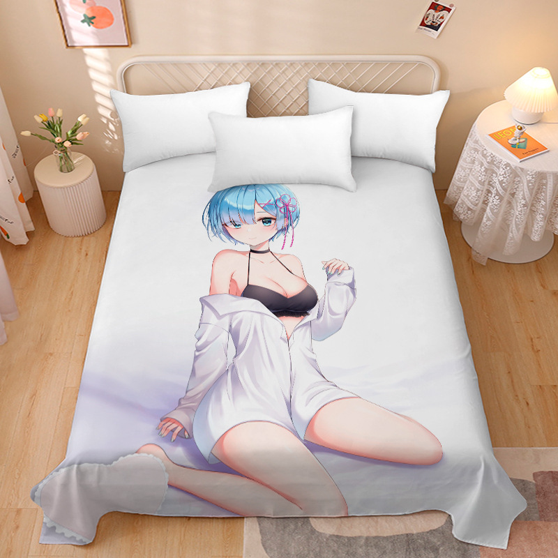 Re Zero Kara Hajimeru Isekai Seikatsu anime bedsheet 150cm*220cm