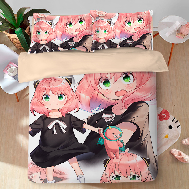 SPY×FAMILY anime bed sheet four piece set 1.5m