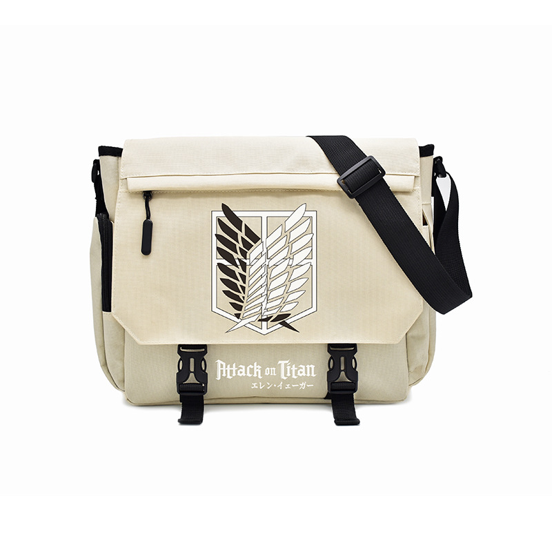 Attack On Titan anime messenger bag