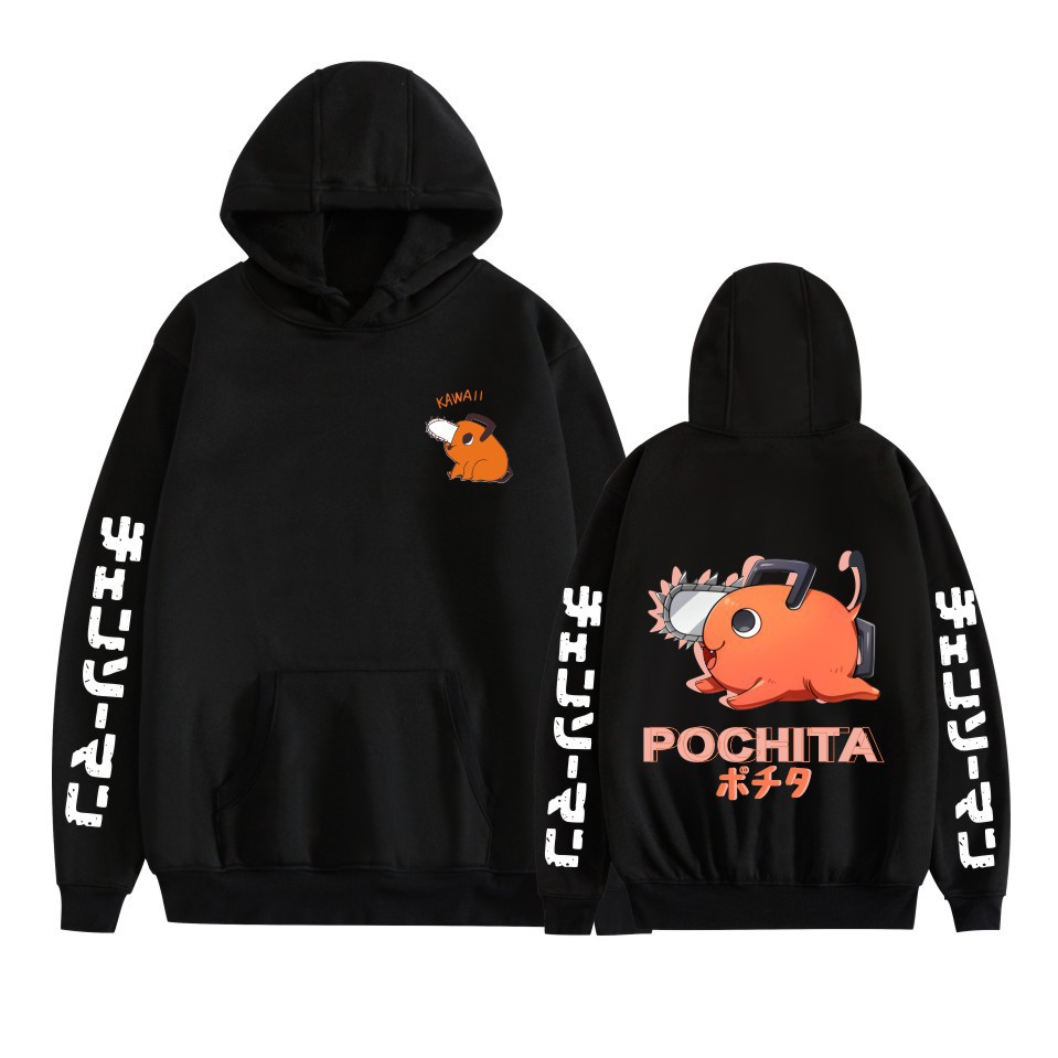 chainsaw man anime hoodie