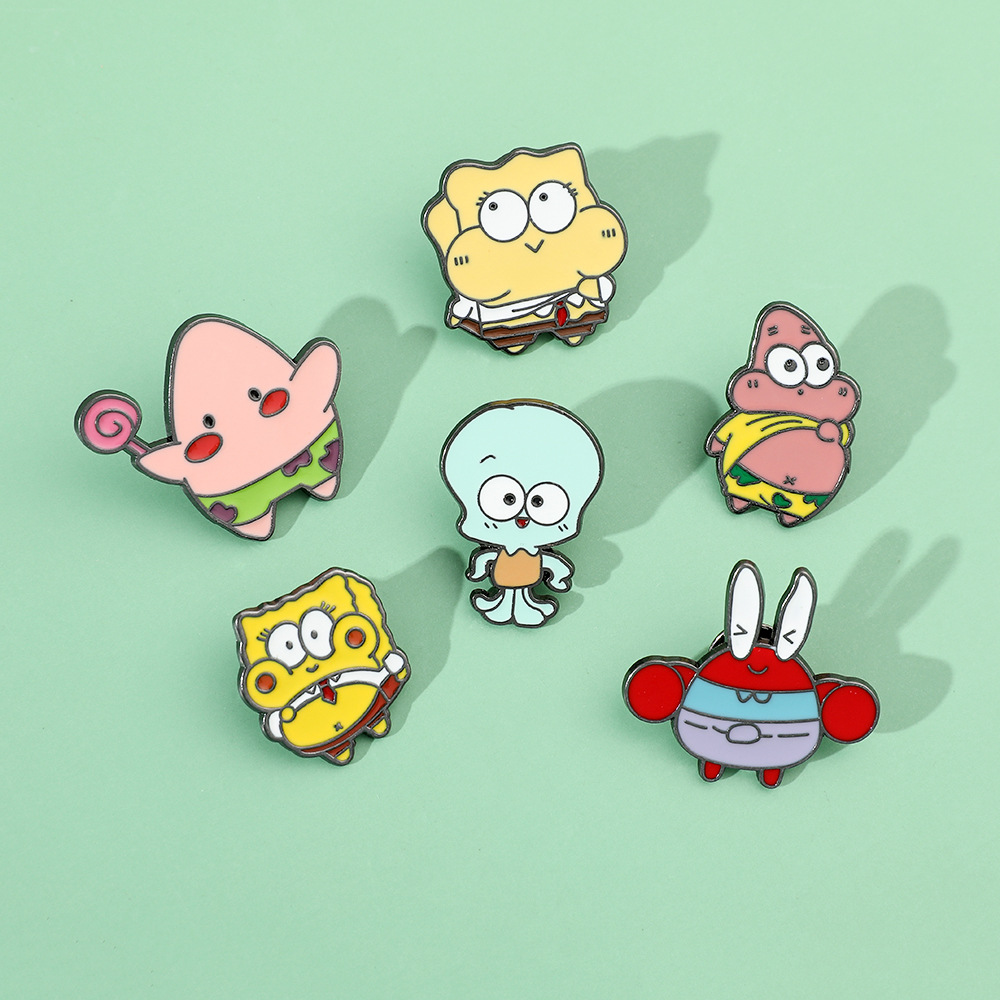 Spongbob anime pin