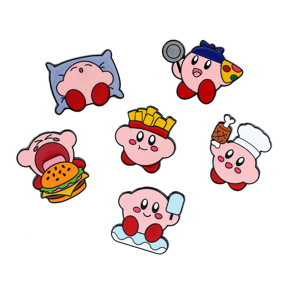 Kirby anime pin