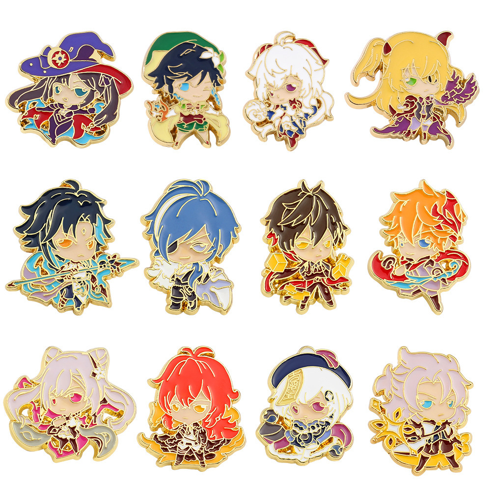 Genshin Impact anime pin