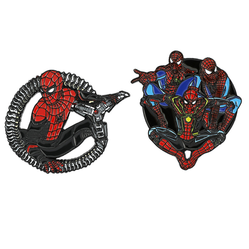 spider man anime pin