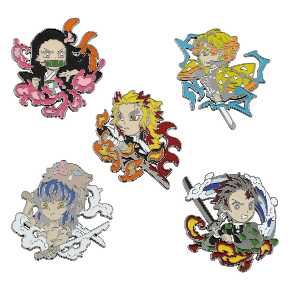 demon slayer kimets anime pin