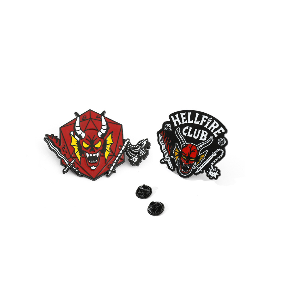 Stranger Things anime pin