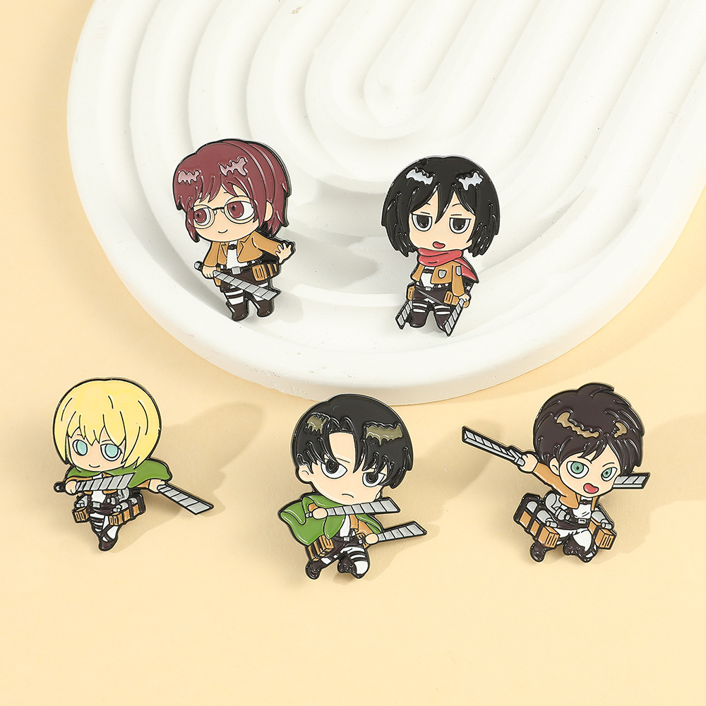 Attack On Titan anime pin