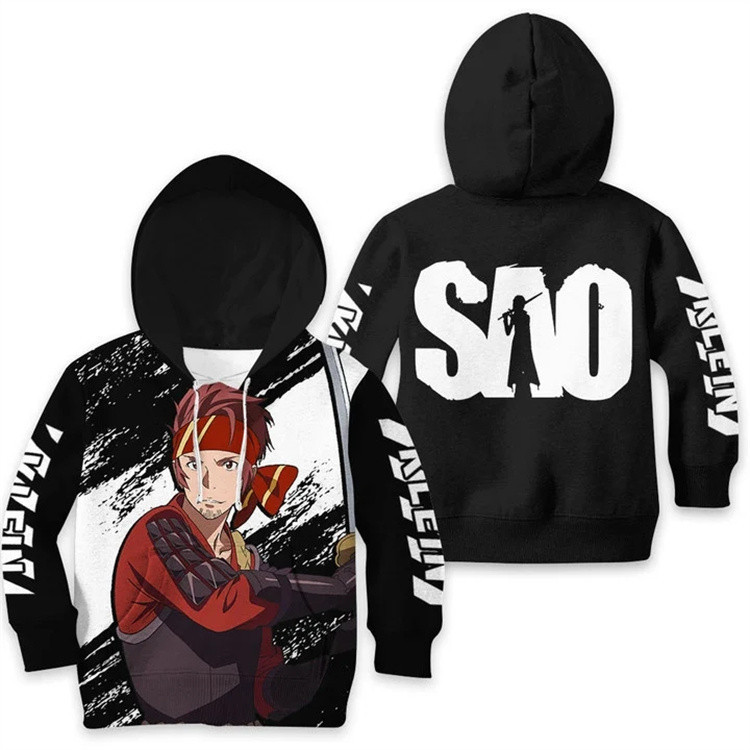 sword art online anime hoodie