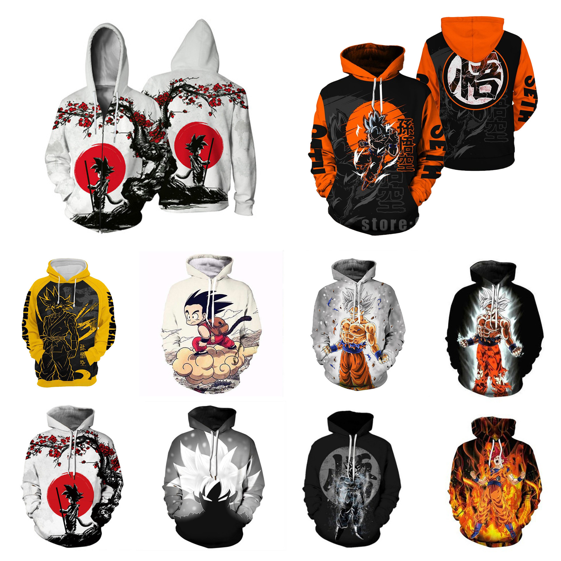 Dragon Ball anime hoodie