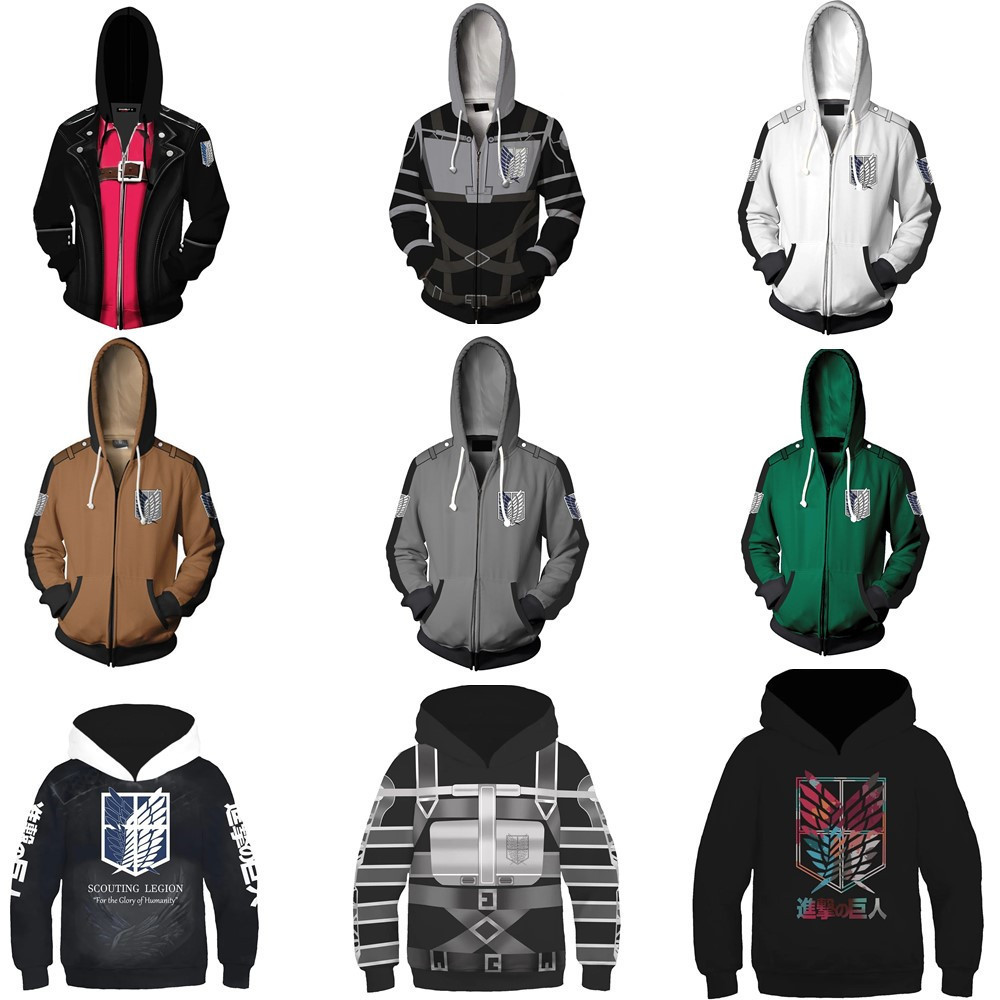 Attack On Titan anime hoodie