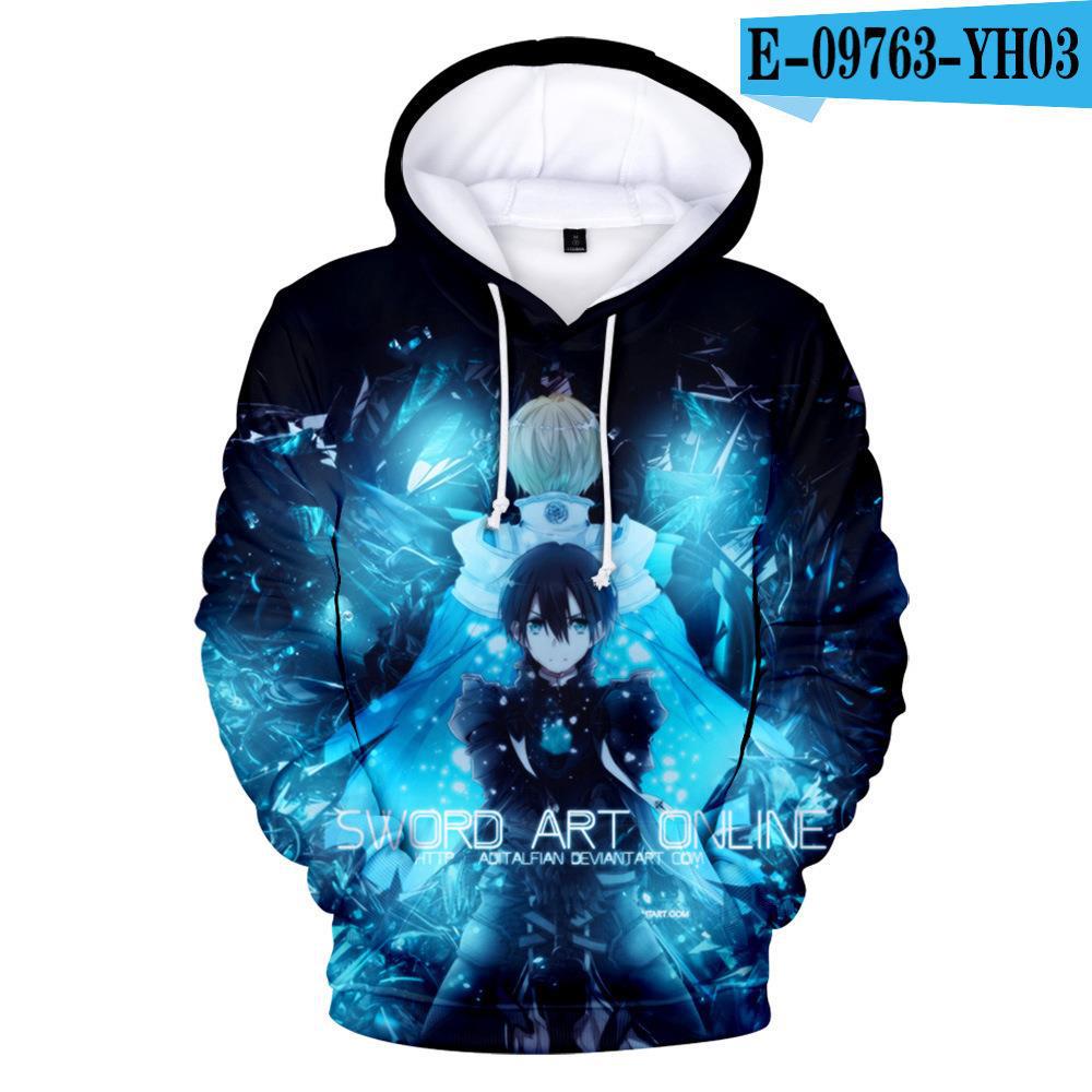 sword art online anime hoodie