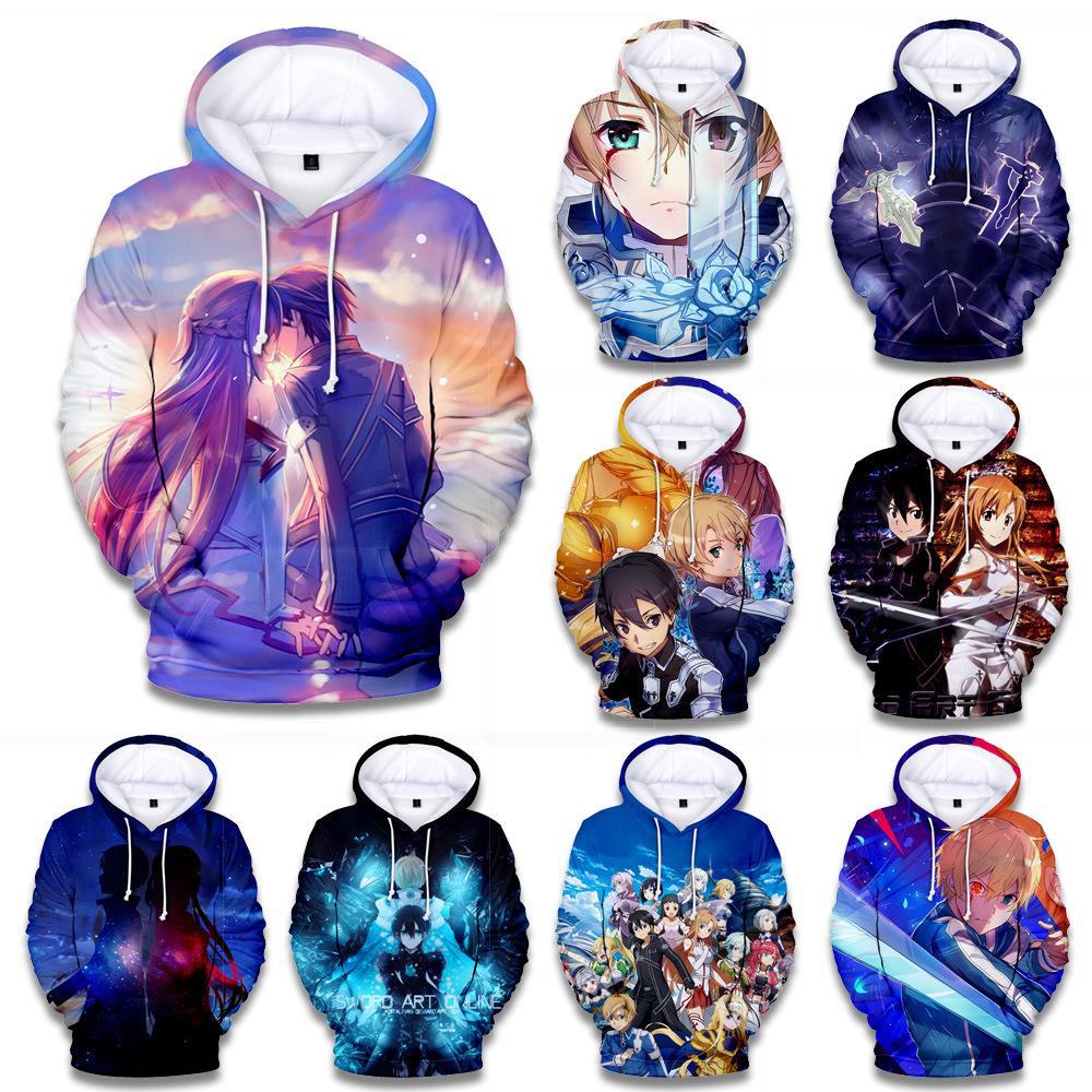 sword art online anime hoodie