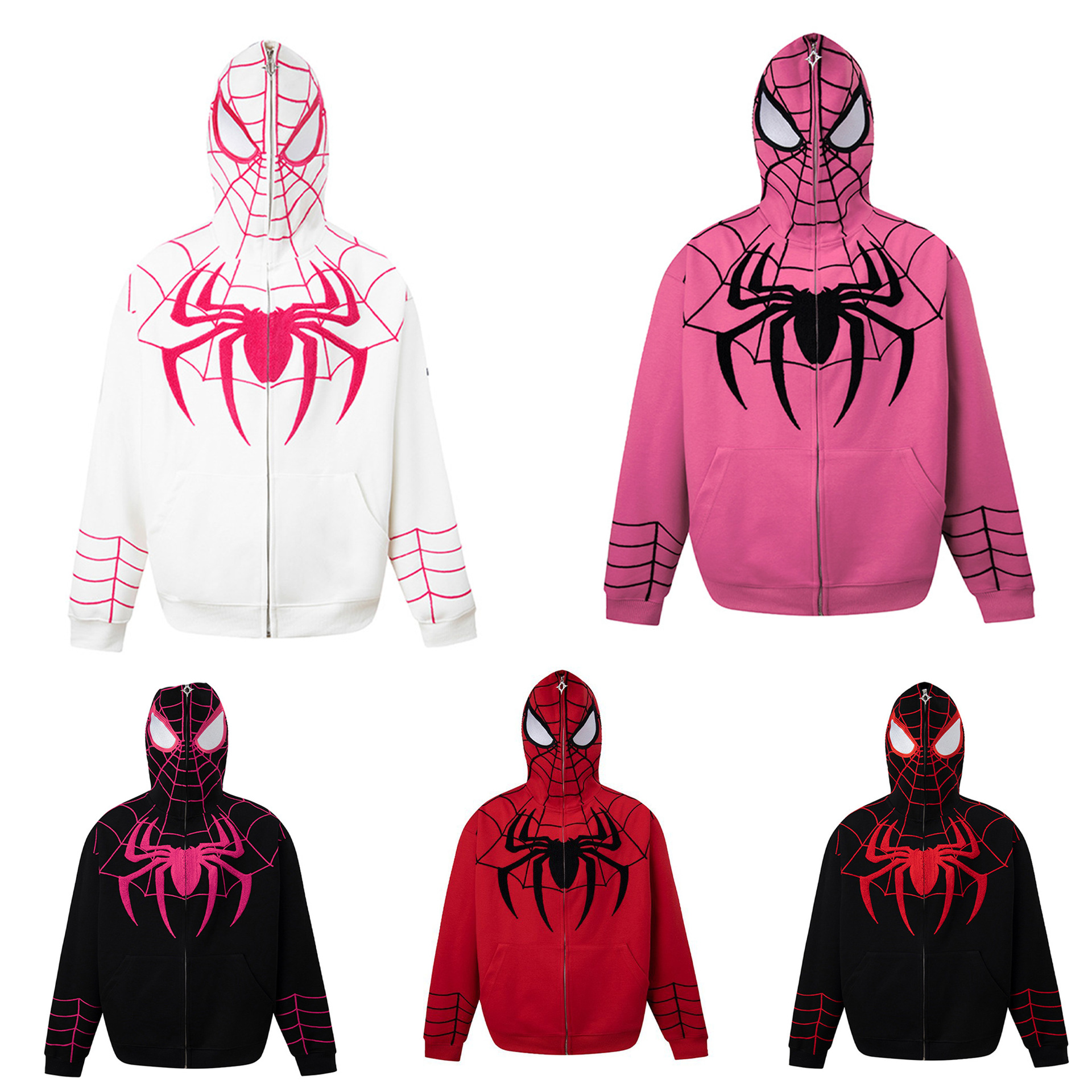 spider man anime hoodie