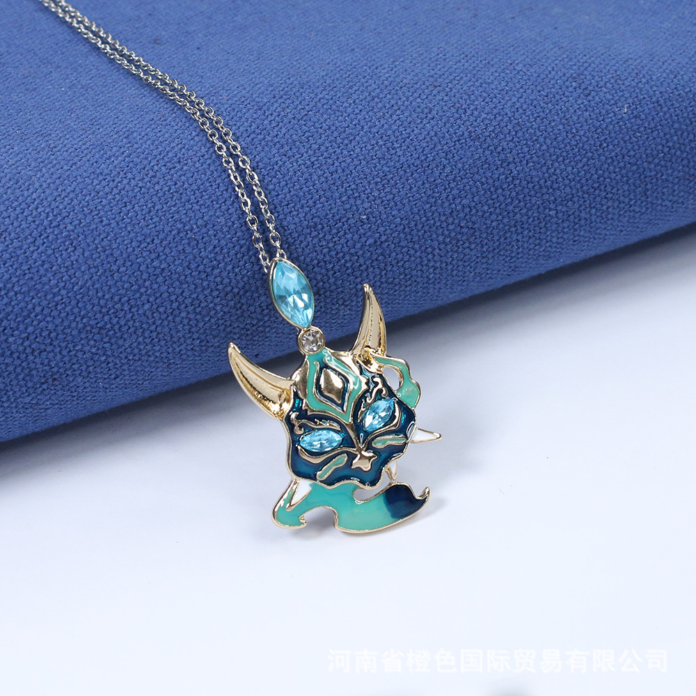 Genshin Impact anime necklace