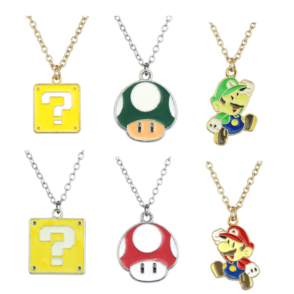 super Mario anime necklace