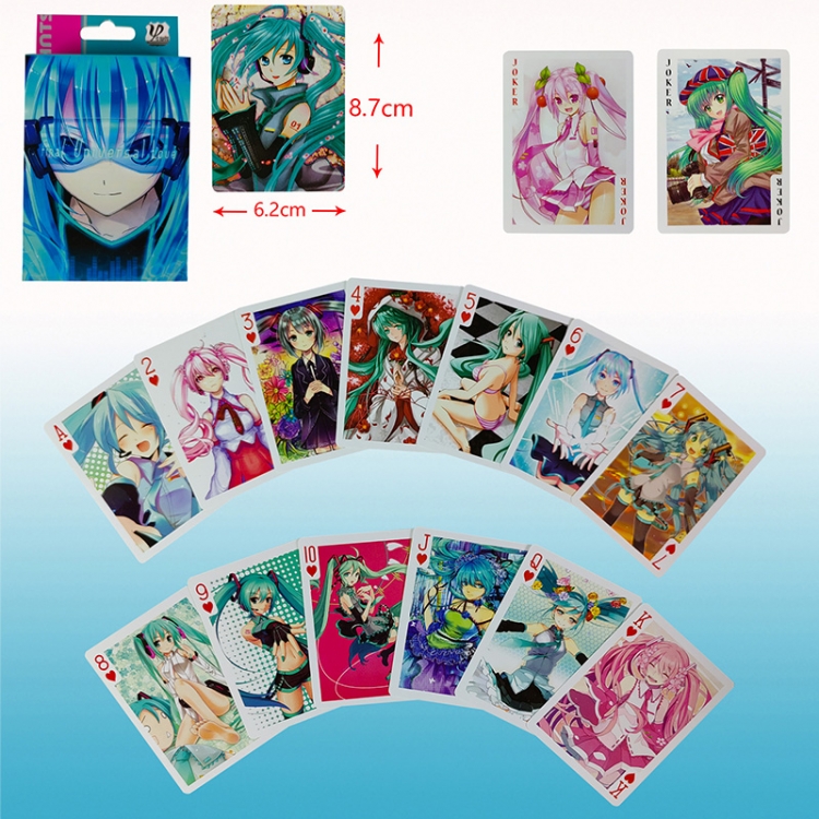 Hatsune Miku anime poker