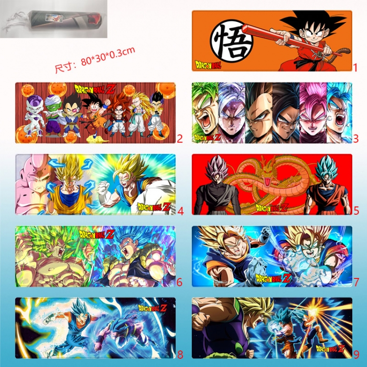 Dragon Ball anime Mouse pad 80*30*03cm
