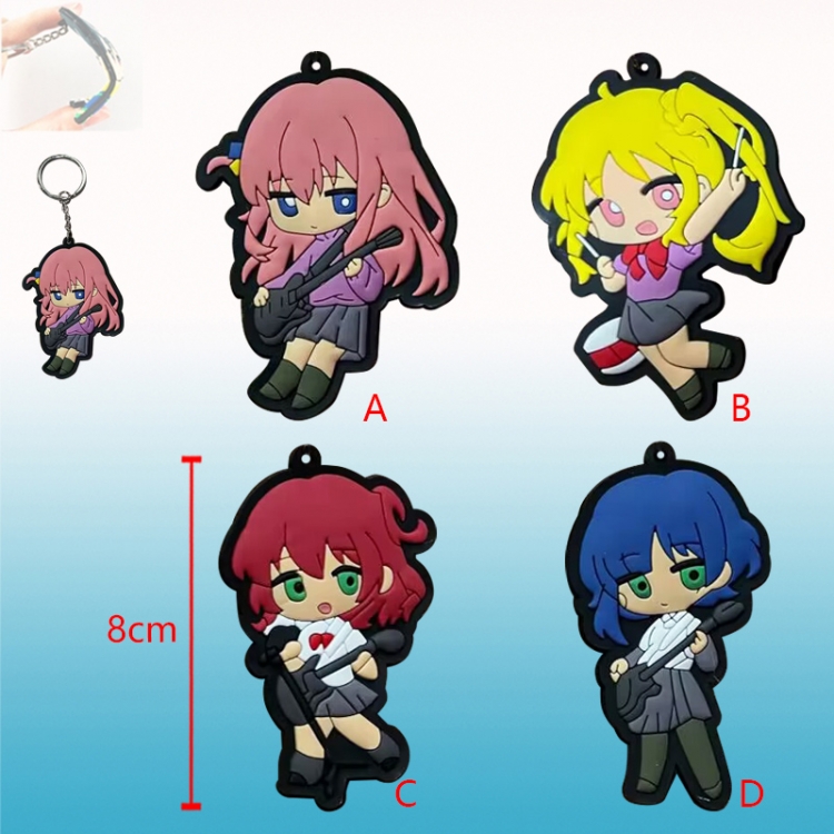 Bocchi the rock anime keychain