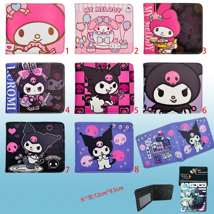 Kuromi anime wallet