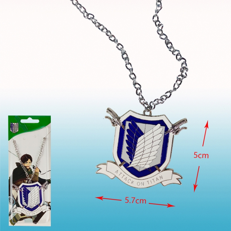 Attack On Titan anime necklace