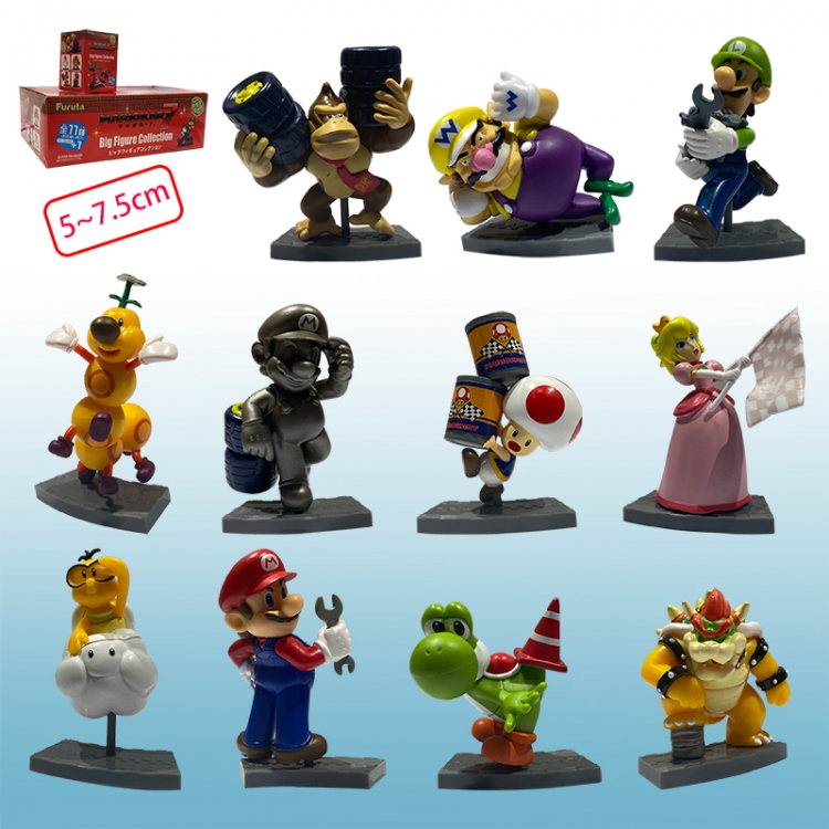 super Mario anime figure 5-7.5cm