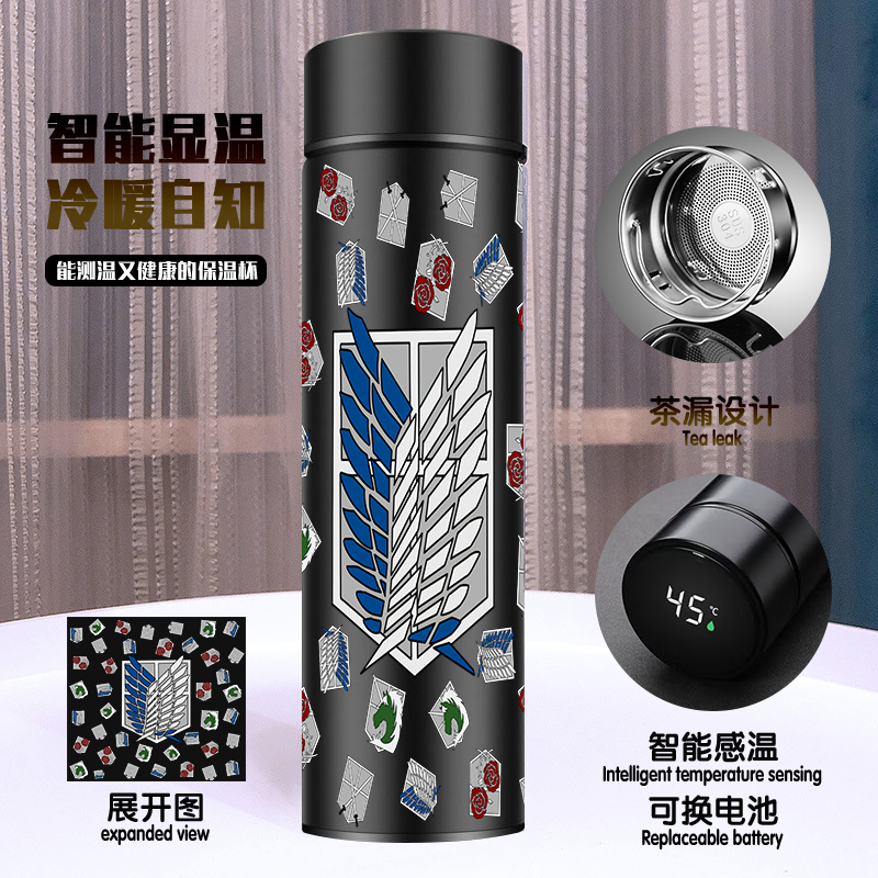 Attack On Titan anime vacuum cup