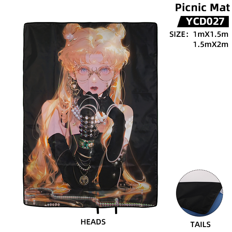 Sailor Moon Crystal anime picnic mat 150*200cm