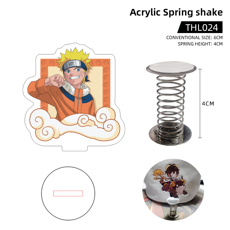 Naruto anime acrylic spring shake