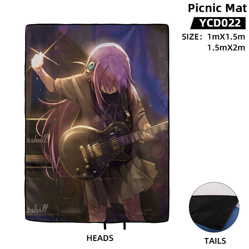 Bocchi the rock anime picnic mat 150*200cm