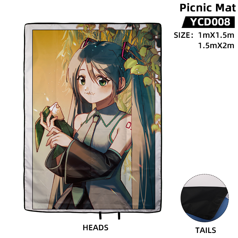 Hatsune Miku anime picnic mat 150*200cm