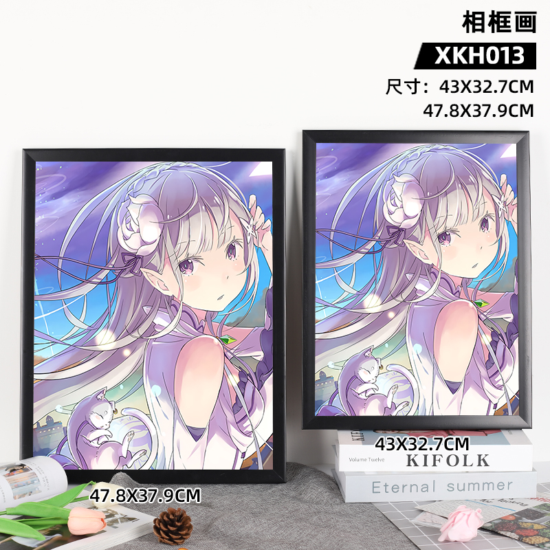 Re Zero Kara Hajimeru Isekai Seikatsu anime painting 43*32.7cm,47.8*37.9cm