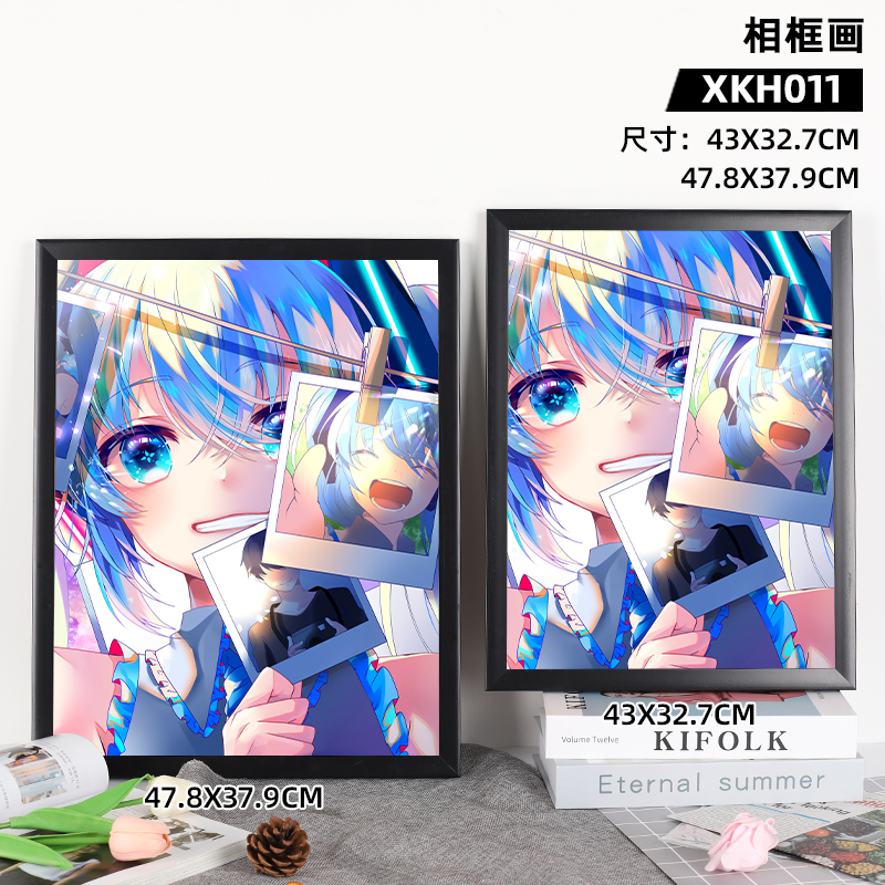 Hatsune Miku anime painting 43*32.7cm,47.8*37.9cm
