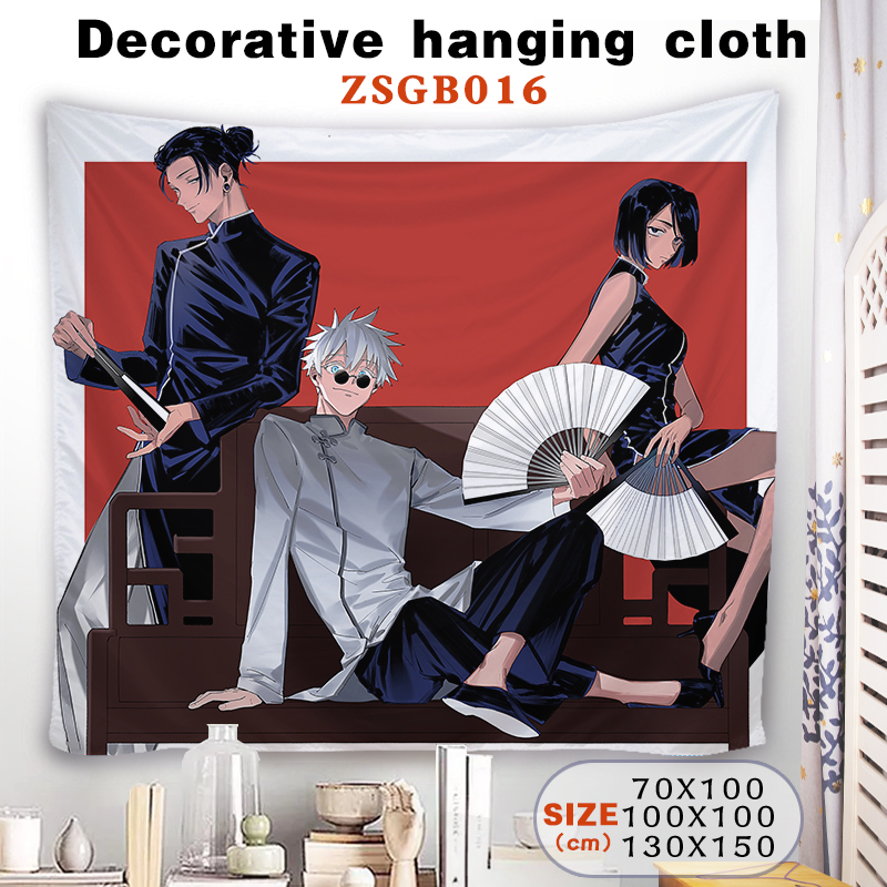 Jujutsu Kaisen anime decorative hanging cloth 130*150cm