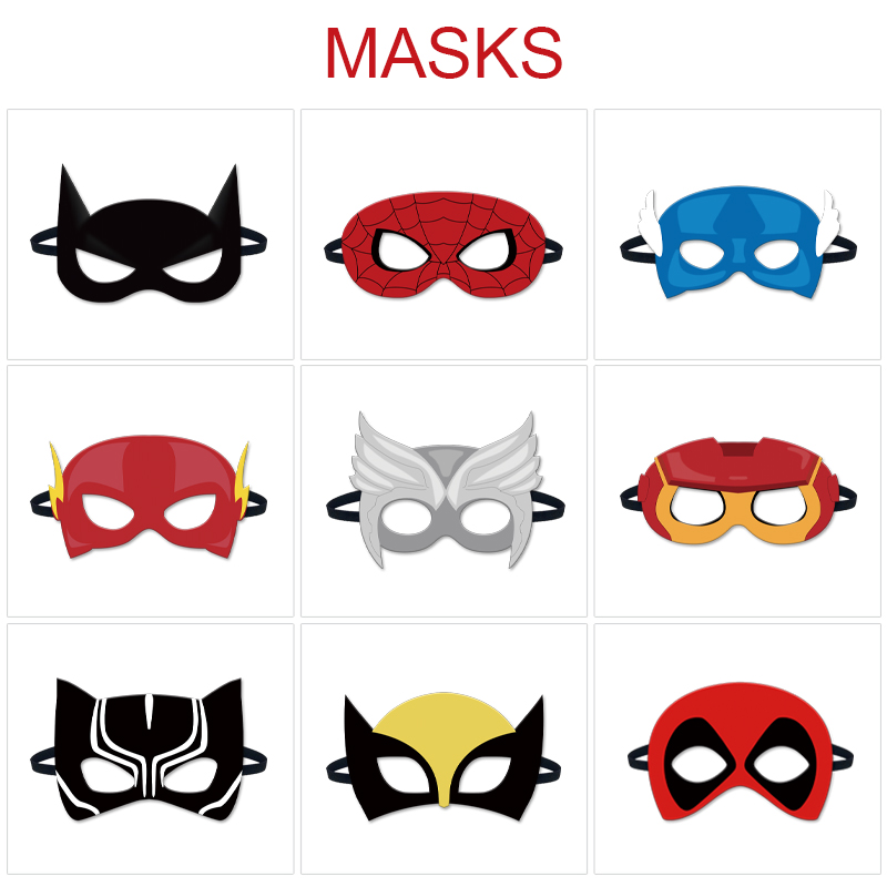 Super hero anime mask