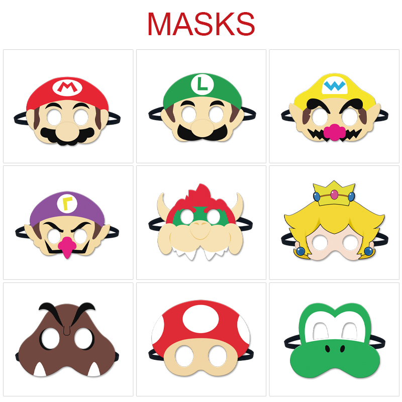 super Mario anime mask