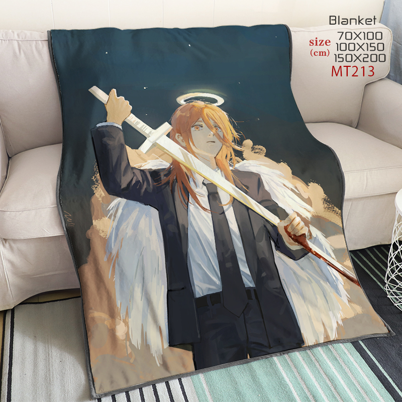chainsaw man anime blanket 150*200cm