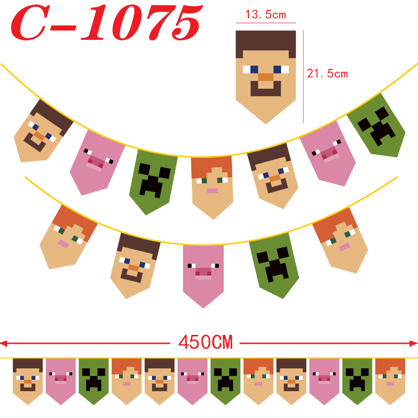 Minecraft anime flag 450cm