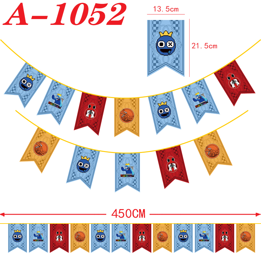 rainbow friends anime flag 450cm