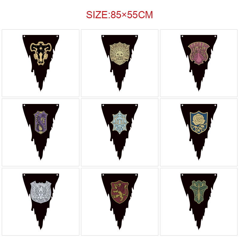 Black Clover anime flag 85*55cm