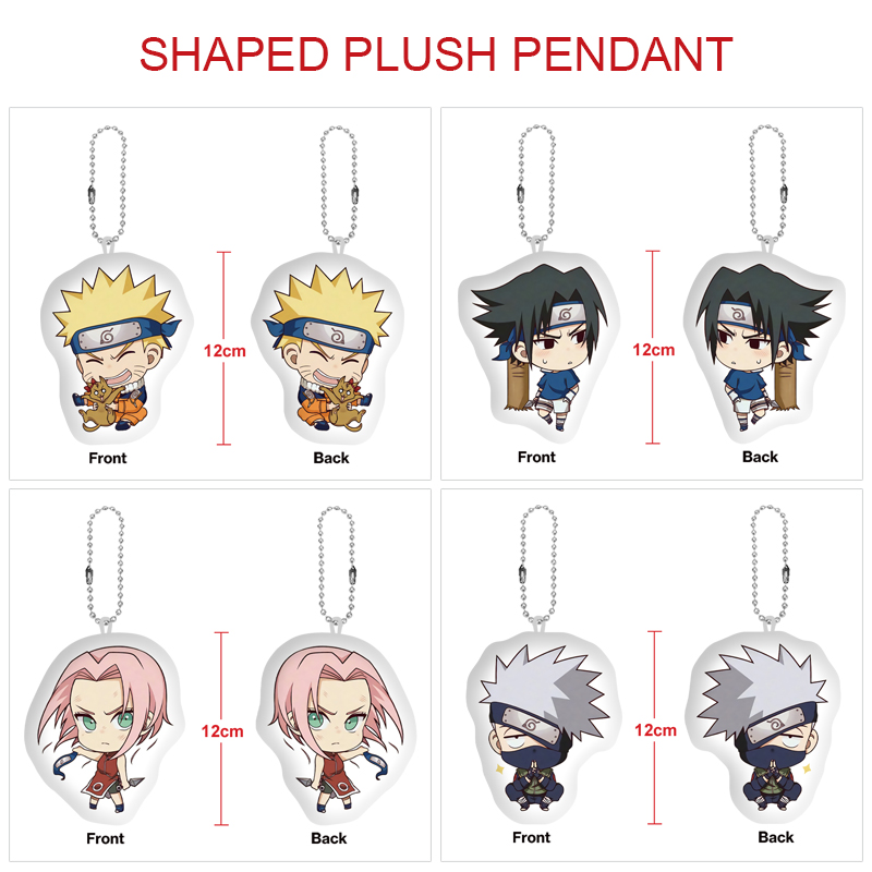 Naruto anime plush doll 12cm 5 pcs a set