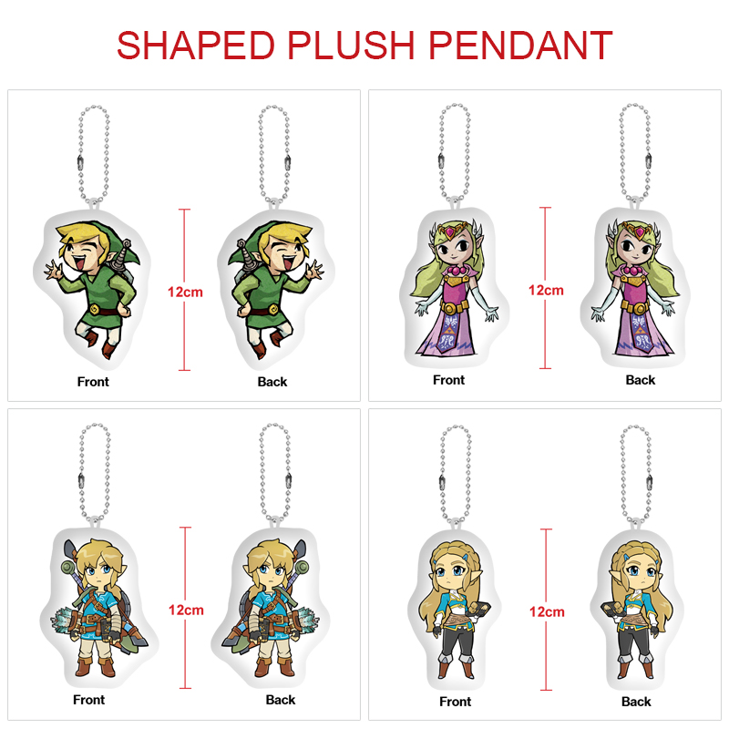 The Legend of Zelda anime plush doll 12cm 5 pcs a set