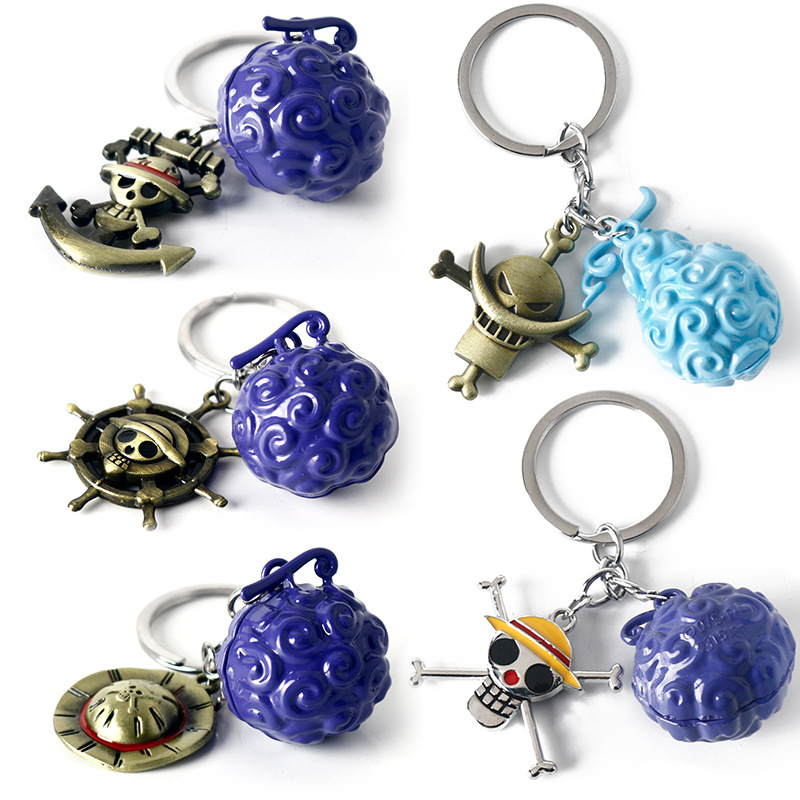 One piece anime keychain