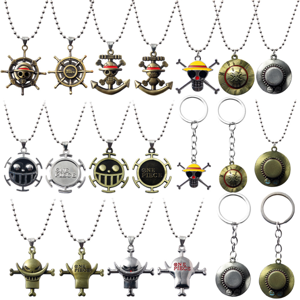 One piece anime necklace